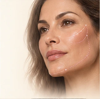 Ilustração de Preenchimento Facial